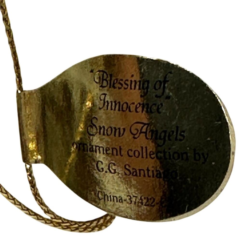 Ashton Drake Heirloom 'Blessing of' Vintage Snow Angel Ornaments-Set of 3 - Picture 8 of 9